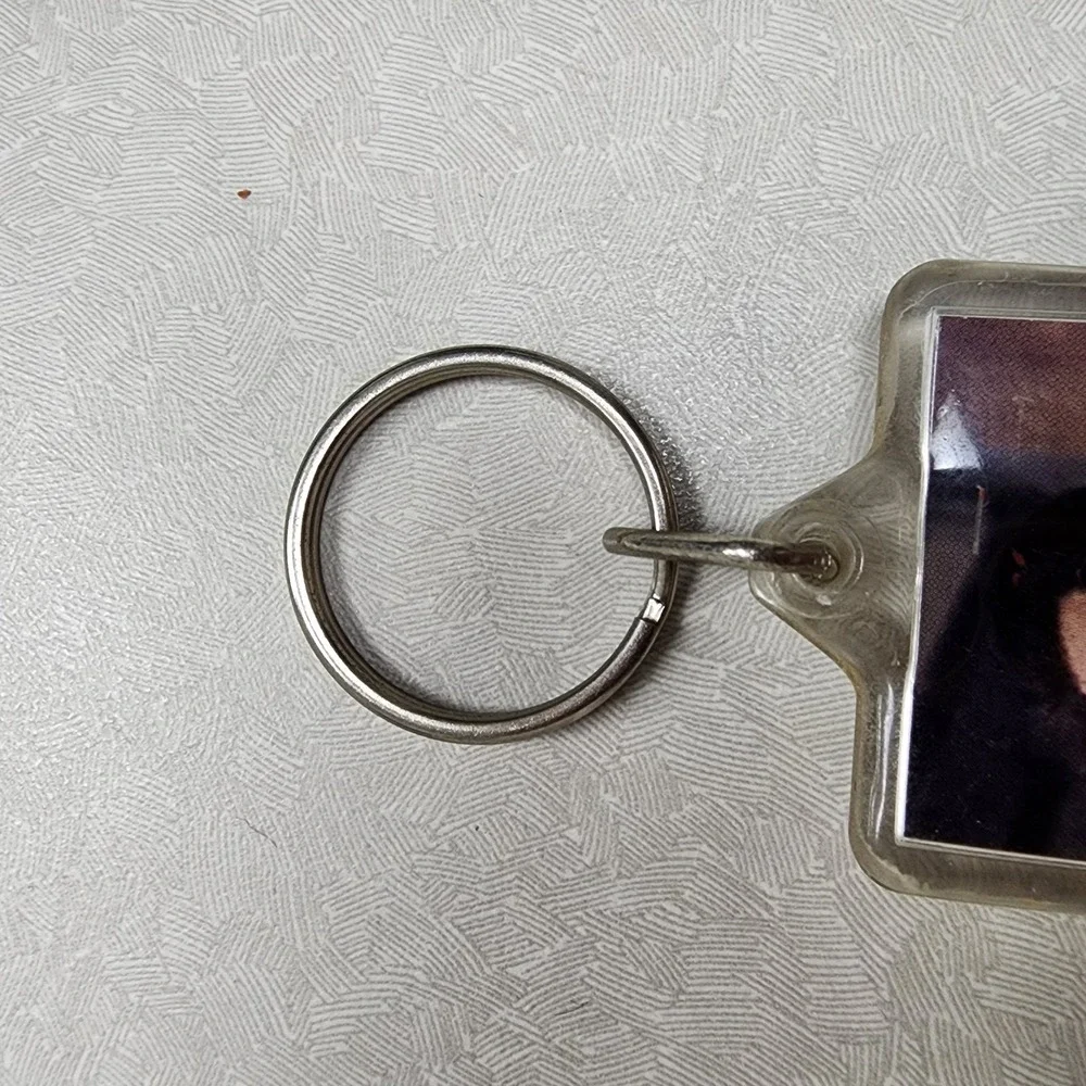 Vintage Sammy Kershaw Key Ring Name & Color Photo Key Chain